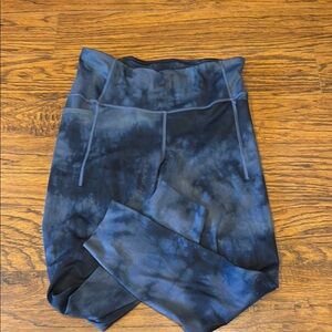 GapFIT Blue Tie-Dye Leggings